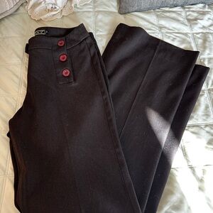 Sack’s wide leg brown sailor trouser